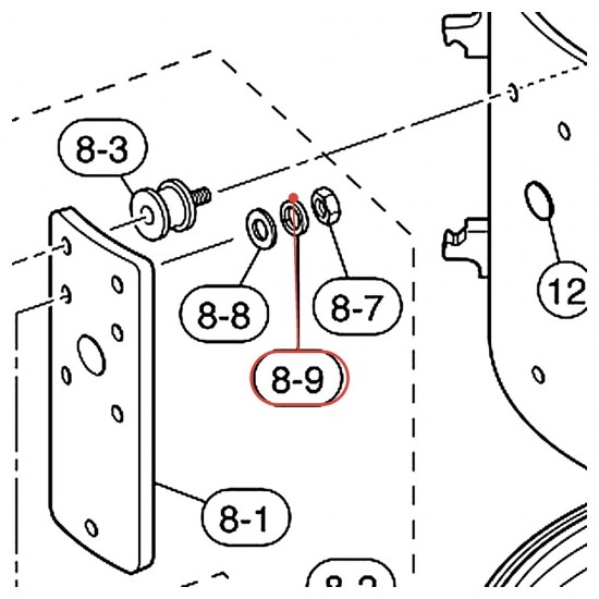 Spring Washer 6 - SL16B - YAMAHA U0525260
