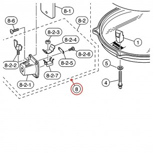 Wave Washer M6 Black for Tom - PHX - YAMAHA U0526040
