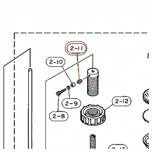 Vis de blocage Allen M3 x 3 pour pédale charleston CHH910 - YAMAHA U0535570