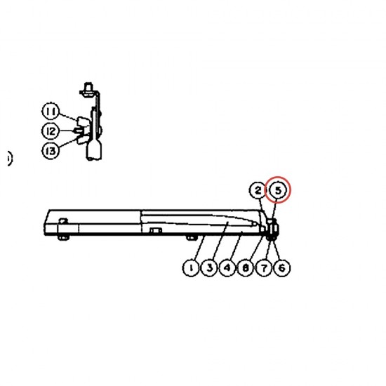 Vis de blocage Allen Silencer SL10J - YAMAHA U0535800