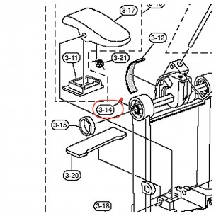 Vis de blocage Allen M5 x 4 pour pédale FP9500D / DFP8500C - YAMAHA U0536440