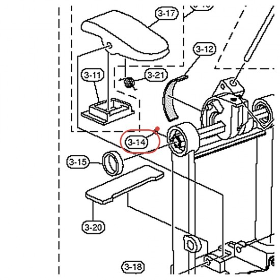 Vis de blocage Allen M5 x 4 pour pédale FP9500D / DFP8500C - YAMAHA U0536440