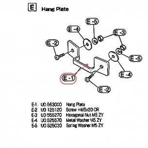 Hang Plate - HipGig - YAMAHA U0563000