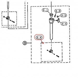 Bague mémoire complète 22,2 v4 BD1 - YAMAHA U0600210