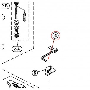Clé de batterie complète pour double pédale DFP9410 / DFP9310 - YAMAHA U0600280