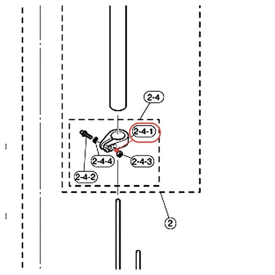 Bague mémoire 22,2 v2 pour pédale charleston HS1200 (CHN) - YAMAHA U0602271