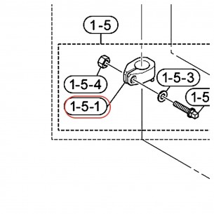 Clamp de perche pour charleston CHH930 (CHN) - YAMAHA U0602551