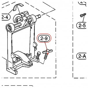 T Bolt M8 x 18 (3) for Foot Pedal DFP700 / CHH930 - YAMAHA U0603340