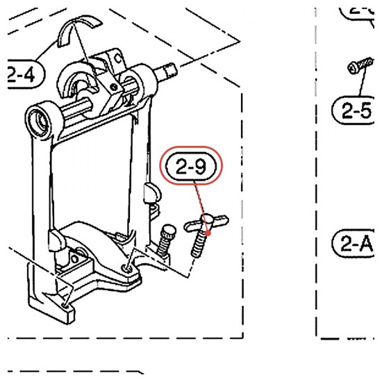 Vis en T M8 x 18 v3 pour pédale DFP700 / CHH930 - YAMAHA U0603340