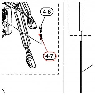 Ressort de pointe antidérapante v4 pour double pédale DFP9410 / DFP9310 - YAMAHA U0603790