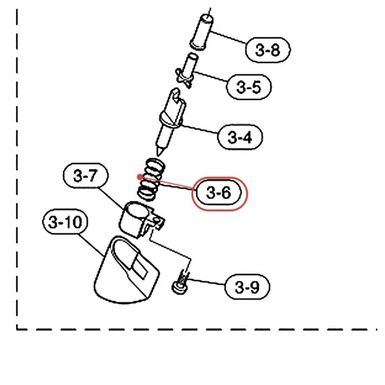 Ressort de pointe antidérapante pour pédale charleston HS1200 - YAMAHA U0604040