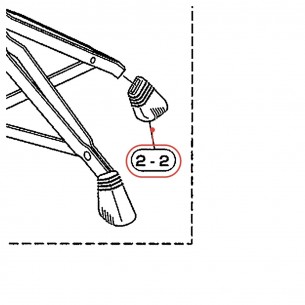 Rubber Foot (11) - CS830 / CS835 - YAMAHA U0608110