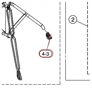 Rubber Foot (15) - CS651WA / CS660A (CHN) - YAMAHA U0608205