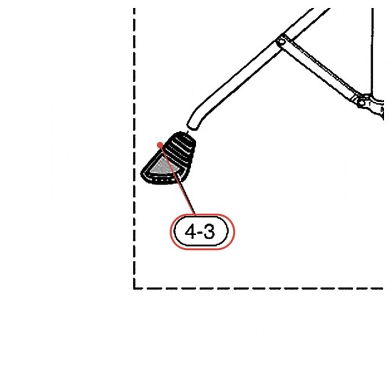 Rubber Foot (17) - CS650A / CS651A / CS655A - YAMAHA U0608240