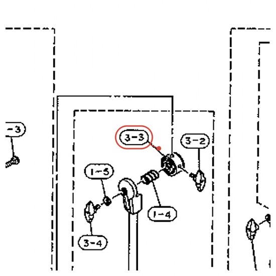 Boom Tilter (F) Upper - CS945 / CS845 / CS745 - YAMAHA U0612060