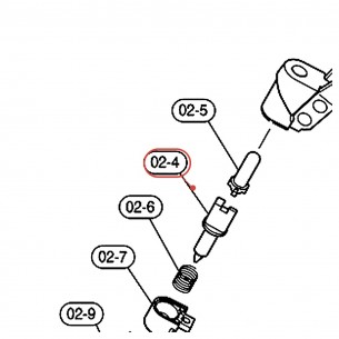 Pointe antidérapante pour pédale charleston HS1200 - YAMAHA U0612290