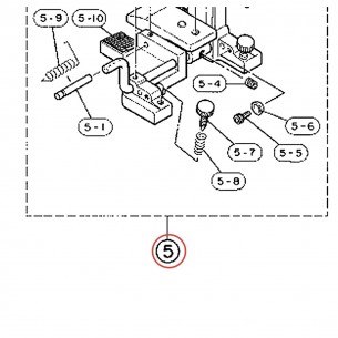 Complete Pedal Base Assembly - FP-910 - YAMAHA U0620001