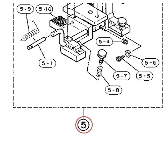 Embase de pédale complète FP-910 - YAMAHA U0620001