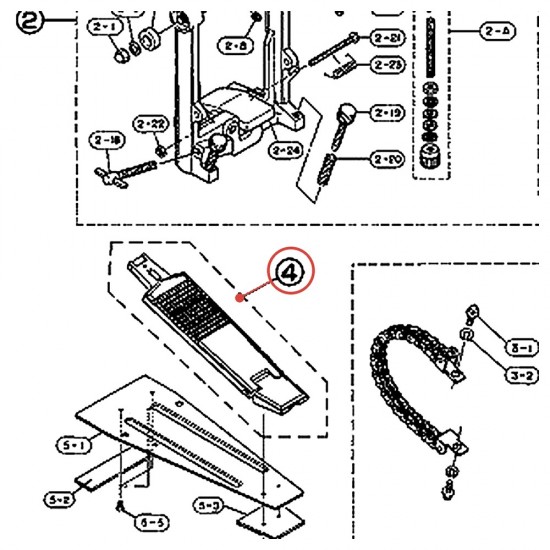 Footboard (B)-3 Assembly for Foot Pedal FP720S - YAMAHA U0620444