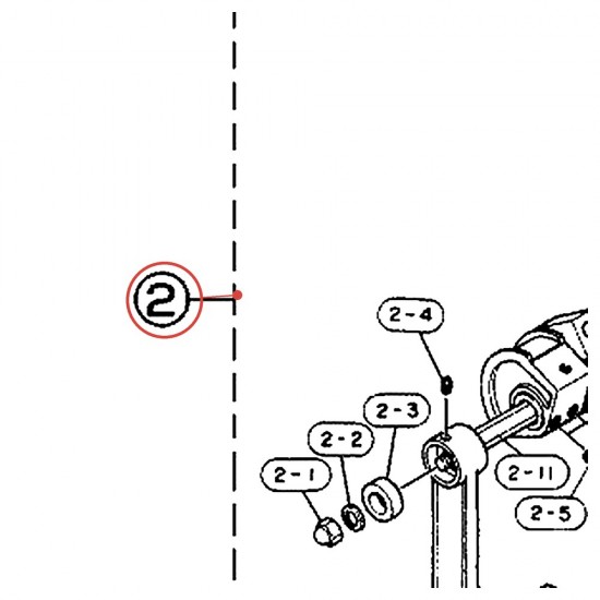 Embase de pédale complète (B) gauche v3 pour double pédale DFP850 / DFP855 - YAMAHA U0620571