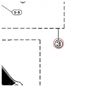Embase de pédale complète (B) droite v3 pour double pédale DFP850 / DFP855 - YAMAHA U0620581
