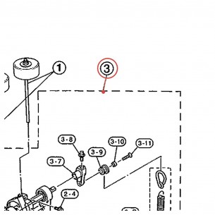 Embase de pédale complète (F-3) pour double pédale DFP-700 - YAMAHA U0621423