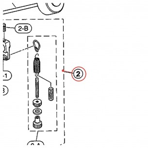 Cadre complet (H) pour pédale FP9410 - YAMAHA U0621680