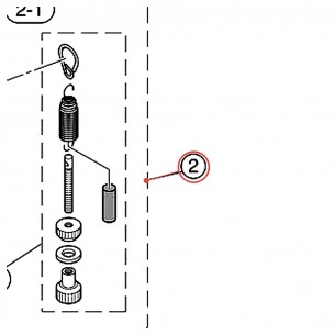 Cadre complet (H) v6 pour pédale FP9415 / DFP9415 - YAMAHA U0621685