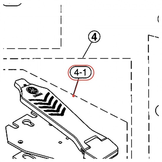 Semelle de pédale grosse caisse (E)3 v3 - DFP8210 / FP8210 (nouvelle version) - YAMAHA U0621783