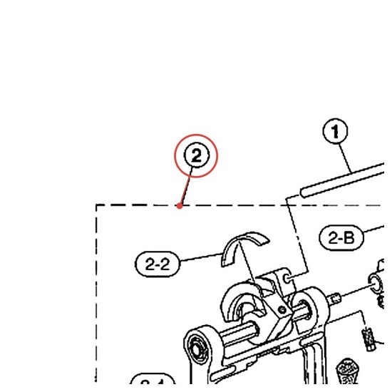 Cadre de pédale grosse caisse (H) v3 - FP8210 - YAMAHA U0621790