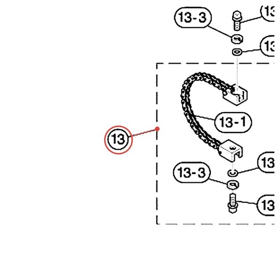 Semelle de pédale grosse caisse (E)3 complète v4 - FP7210A / HW680W / HW780 - YAMAHA U0621841