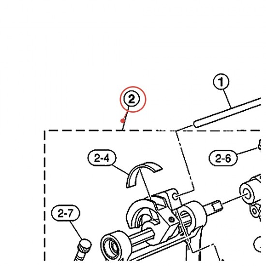 Cadre de pédale grosse caisse (F) v2 - FP7210 - YAMAHA U0621850