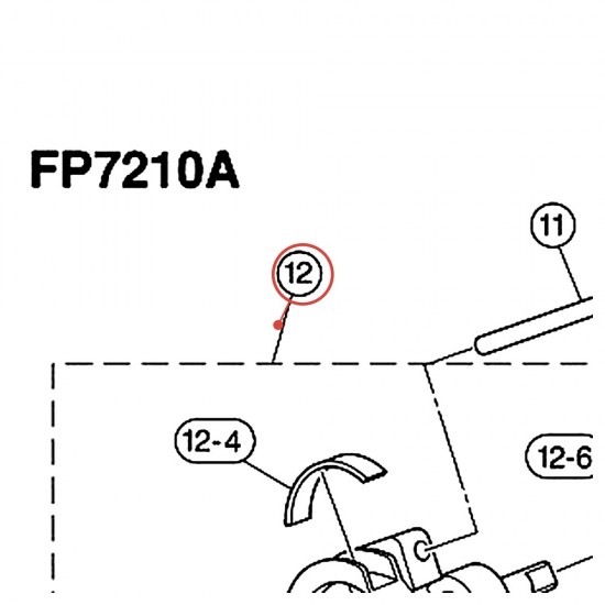 Bass Drum Pedal Frame (F) v2-2 - FP7210A - YAMAHA U0621852