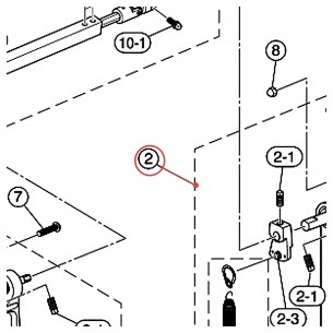 Cadre de double pédale (H)7 - DFP9415 - YAMAHA U0621915