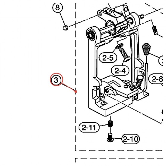 Cadre de double pédale (H)6 v4 - DFP9415 - YAMAHA U0621925