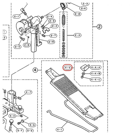 Butée de pointe de pied pour pédale grosse caisse FP910 / FP-901D - YAMAHA U0622070