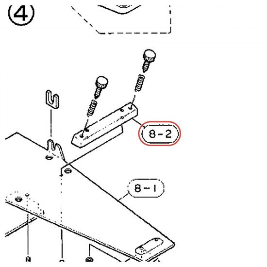 Bloc butée pour double pédale DFP860 / DFP865 - YAMAHA U0622370