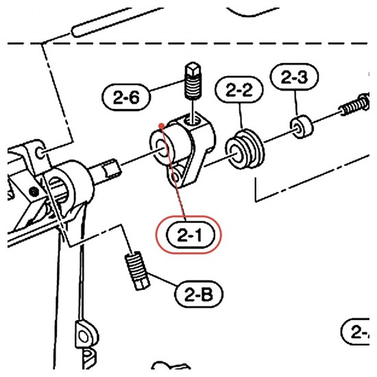 Équerre (2)-2 de pédale grosse caisse - FP6110 / FP6110A - YAMAHA U0622551