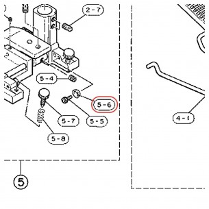 Bass Drum Pedal Footboard Linkage Stopper - FP910 - YAMAHA U0623540