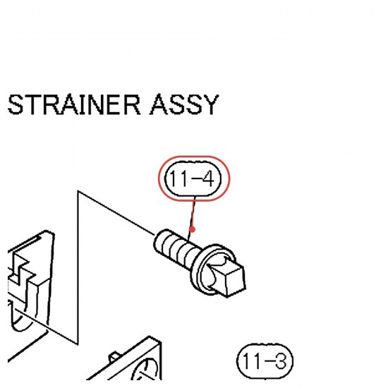 Vis à clé de batterie pour pédale grosse caisse DFP780 / DFP700 / DFP7210 - YAMAHA U0624405