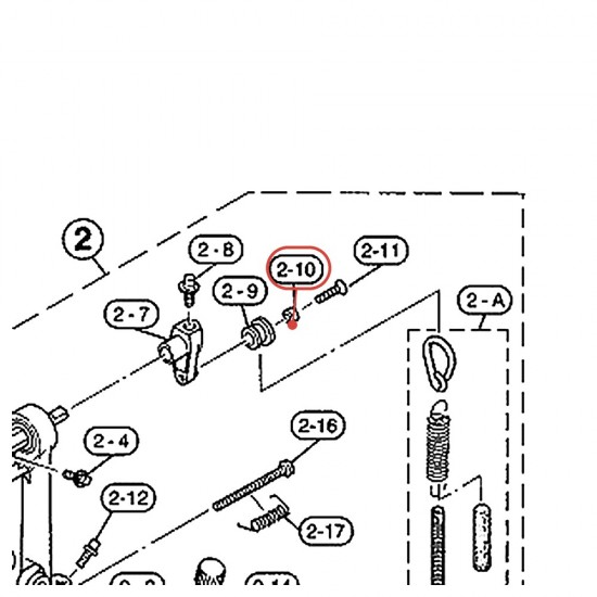 Roulement à billes F-W684AZZ1 pour pédale grosse caisse - DFP770 / DFP870 - YAMAHA U0625200