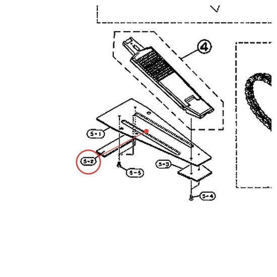Bass Drum Pedal Base Rubber Medium - FP720S - YAMAHA U0628210