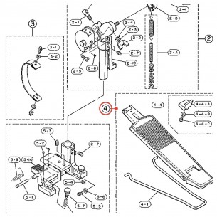 Butée de pointe de pied complète pour pédale grosse caisse FP910 - YAMAHA U0630202