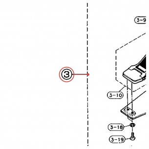 Piètement complet pour charleston à câble WHS850 / WHS850S - YAMAHA U0630920