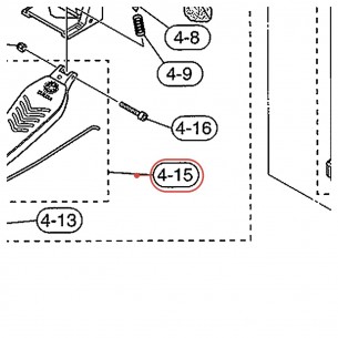 Semelle de pédale charleston (E) sous-ensemble v3 - HS1000 / HS950 - YAMAHA U0631419