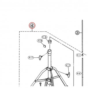 Hi-Hat Stand Spring (B-2)N - HS630 - YAMAHA U0634450