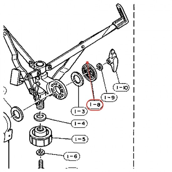 Capuchon de clutch stand caisse claire SS830 - YAMAHA U0642110