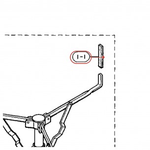 Manchon de protection plastique stand caisse claire SS-510 - YAMAHA U0647020