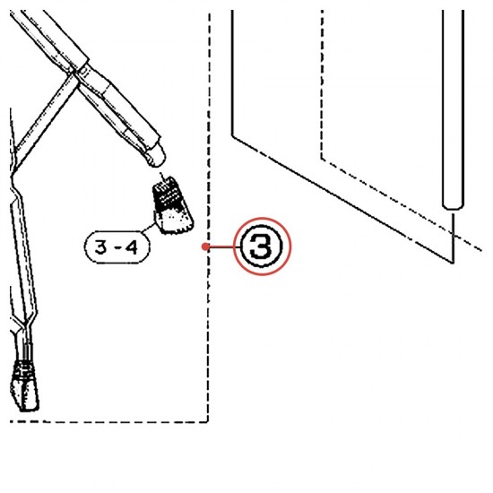 Piètement complet stand de tom 25,4 v4 WS820 - YAMAHA U0650490
