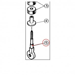 Cymbal Stand Tilter D Top Section CS730/735 - YAMAHA U0650641